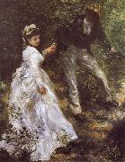Pierre-Auguste Renoir The Walk Spain oil painting artist